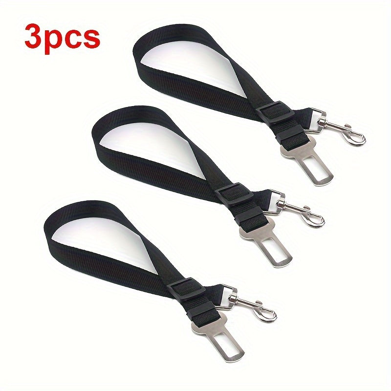 Rear Seat Retractable Harness - Adjustable Leash for Safe Travel - Keep Your Pet Secured and Comfortable