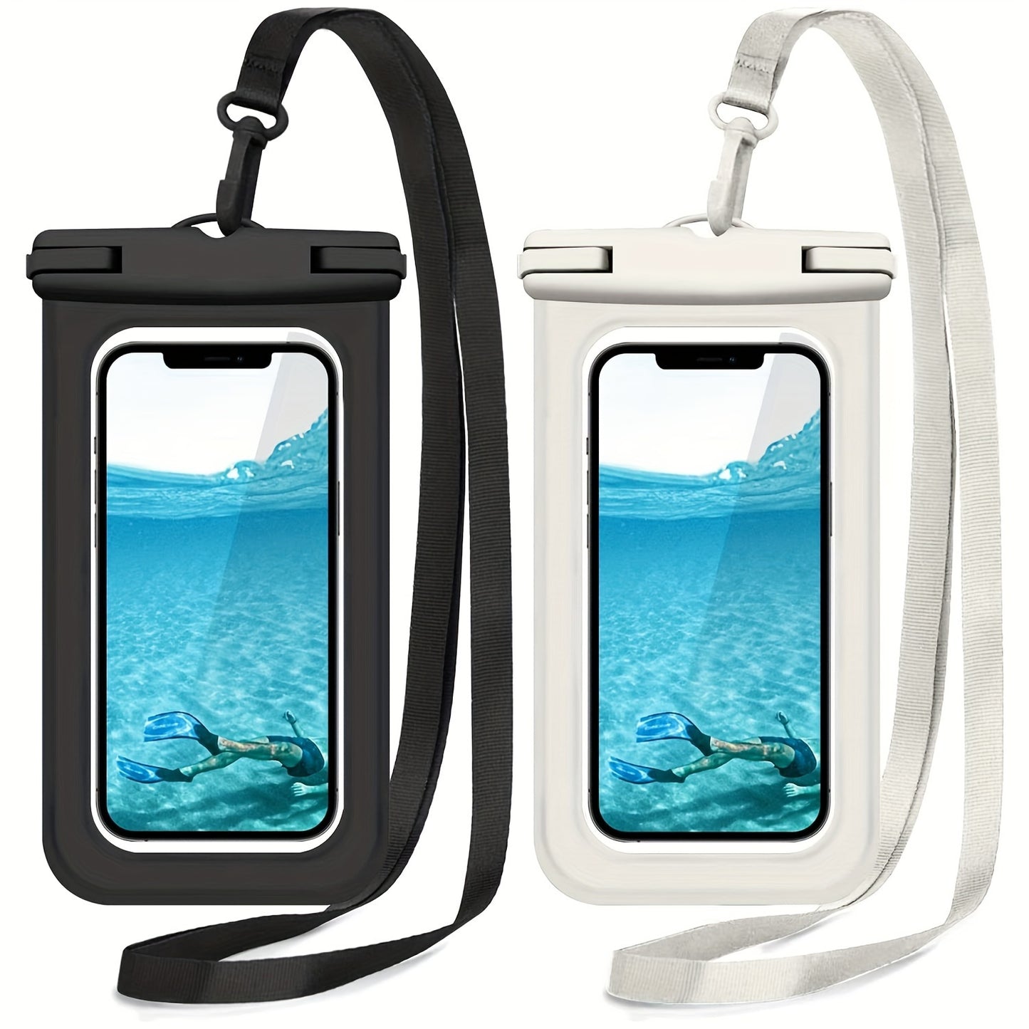 Swimming Drift Mobile Phone Bag Beach Bag Outdoor Sports Hanging Neck Arm Strap Dual-purpose