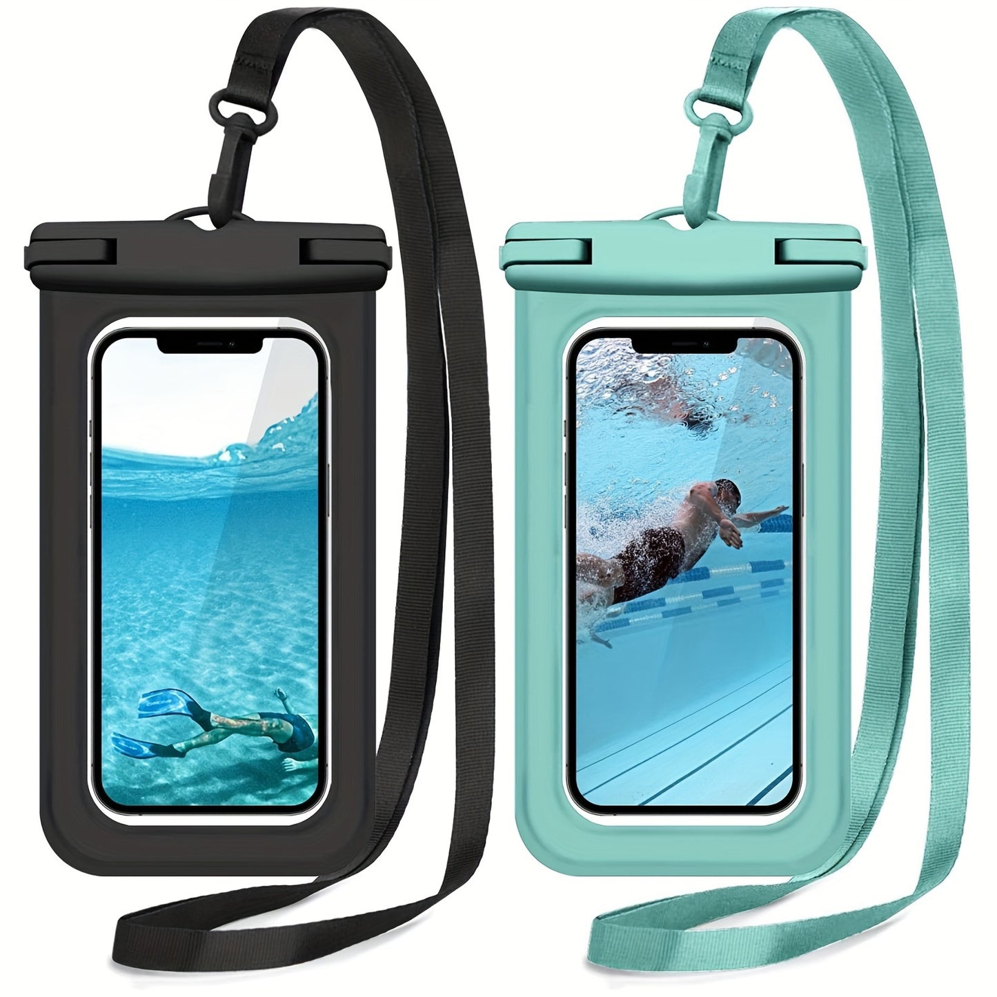 Swimming Drift Mobile Phone Bag Beach Bag Outdoor Sports Hanging Neck Arm Strap Dual-purpose