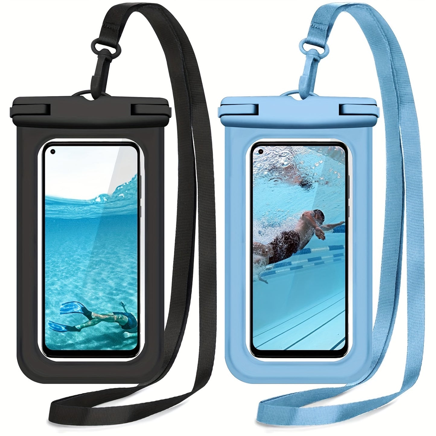 Swimming Drift Mobile Phone Bag Beach Bag Outdoor Sports Hanging Neck Arm Strap Dual-purpose