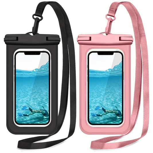 Swimming Drift Mobile Phone Bag Beach Bag Outdoor Sports Hanging Neck Arm Strap Dual-purpose