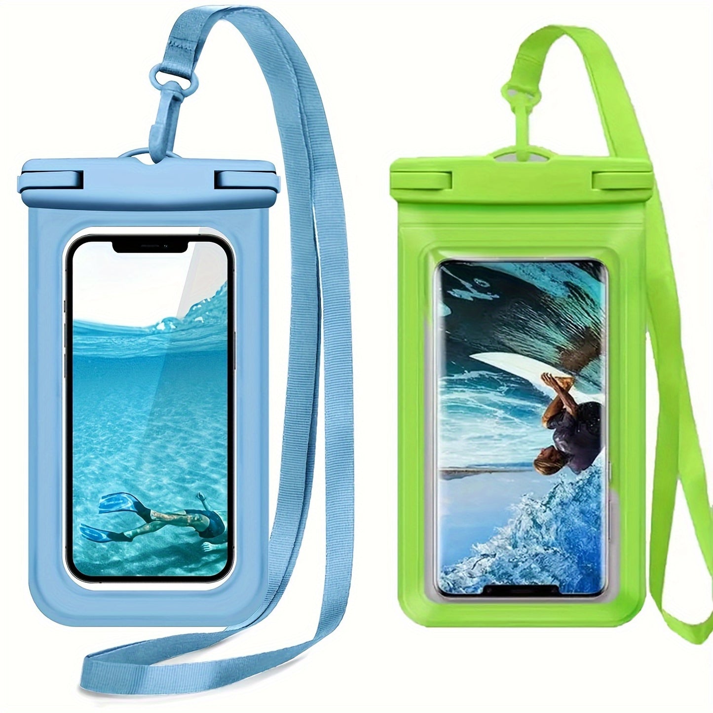 Swimming Drift Mobile Phone Bag Beach Bag Outdoor Sports Hanging Neck Arm Strap Dual-purpose