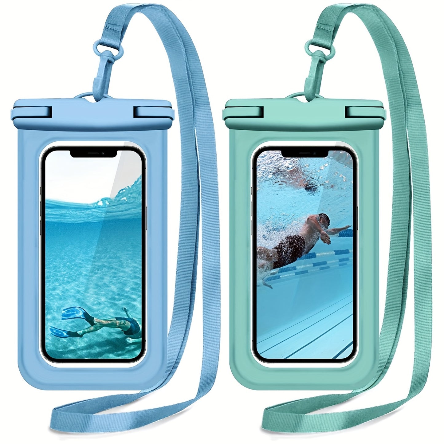 Swimming Drift Mobile Phone Bag Beach Bag Outdoor Sports Hanging Neck Arm Strap Dual-purpose