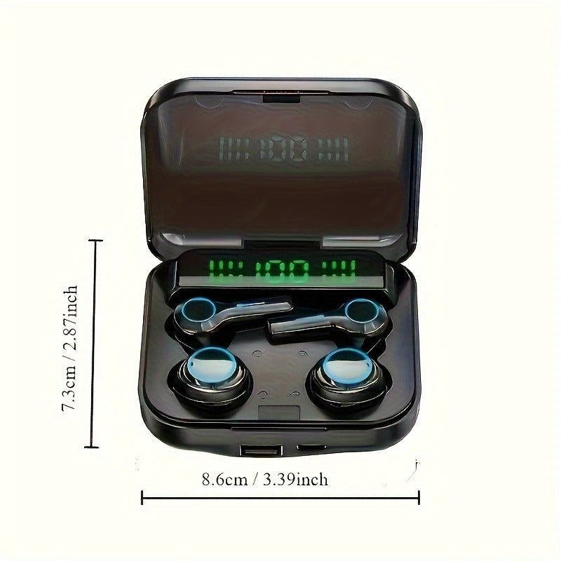 Dual Set TWS Wireless Earbuds with HD Audio, Intuitive Touch Control, and Hands-Free Calls for Android & IOS Devices