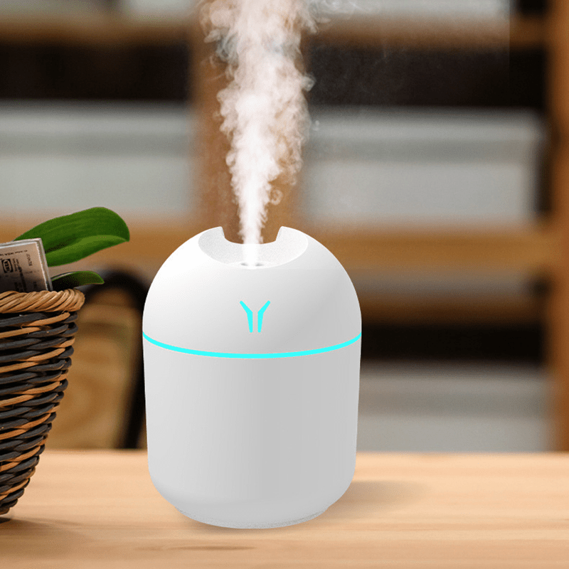 USB-Powered Colorful Humidifier & Aroma Diffuser with Night Light