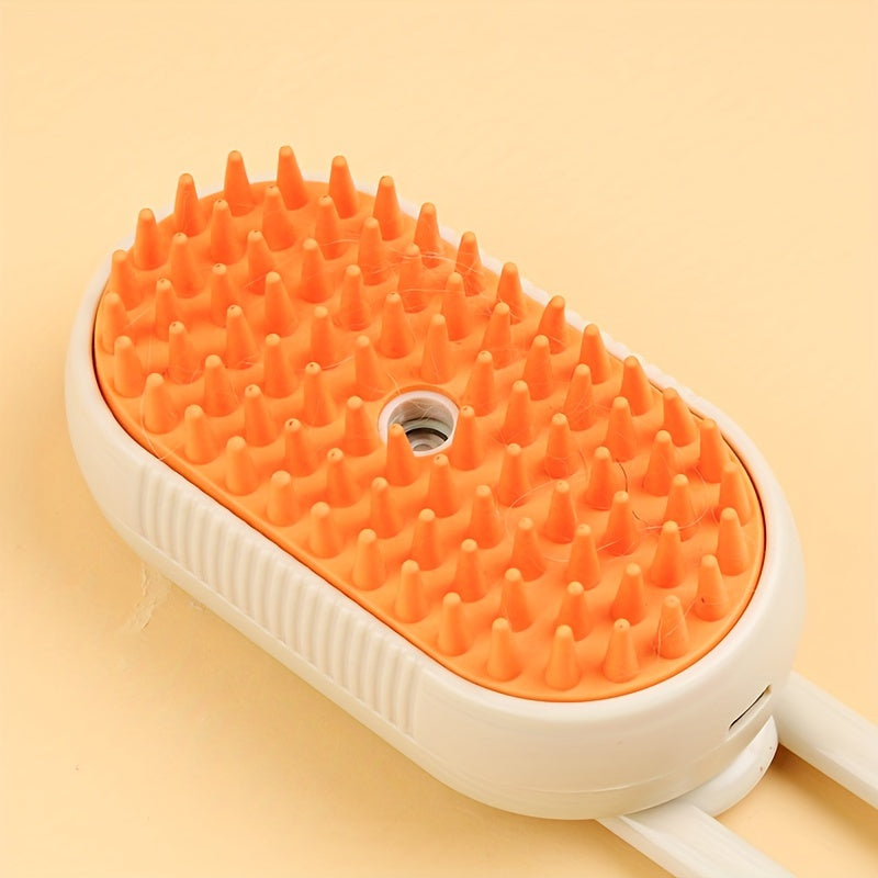 A Pet Automatic Spray Hair Removal And Anti-static Massage Comb Suitable For Cat And Dog Grooming