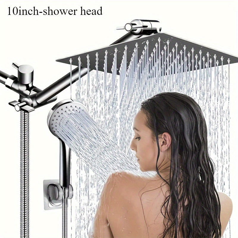 12-Inch Luxury All-Metal 3-Way Rainfall Shower Head