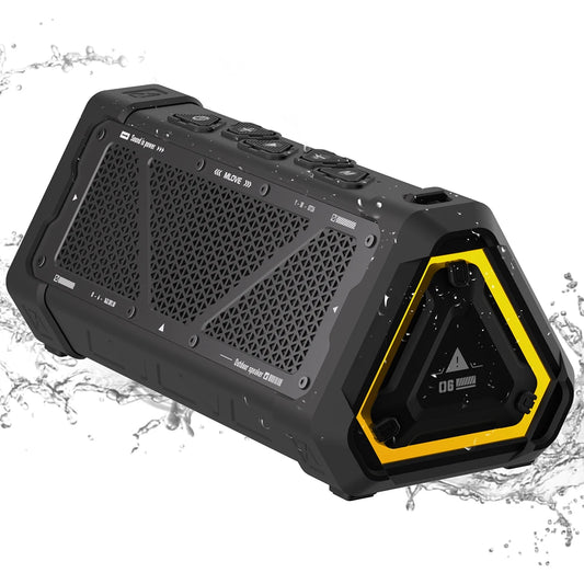 MLOVE P3 Outdoor Bluetooth Speaker, 40W Output Power Bluetooth 5.3 Speaker  Waterproof,Micro SD Card,RGB Light