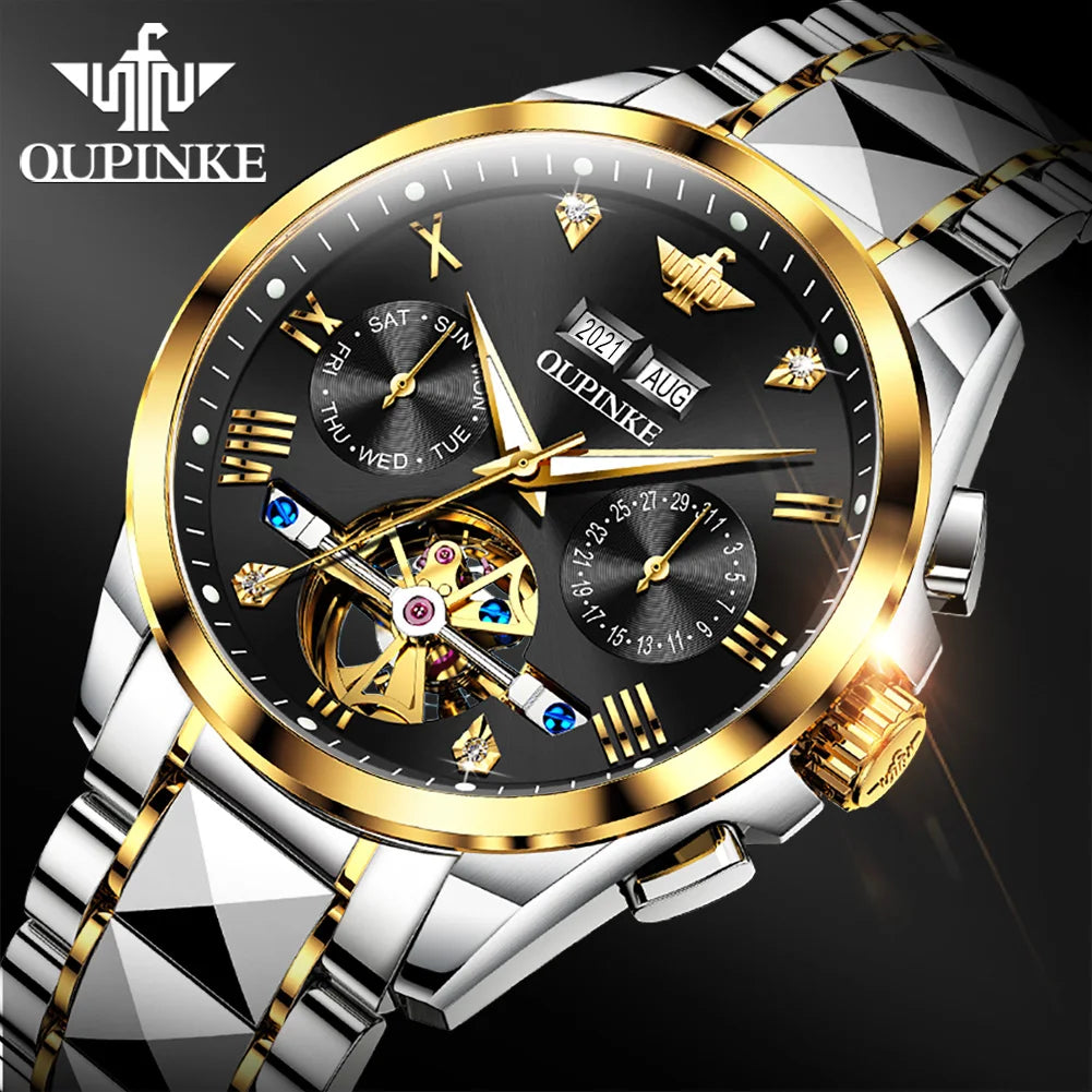 Luxury Sapphire Automatic Mechanical Watch for Man