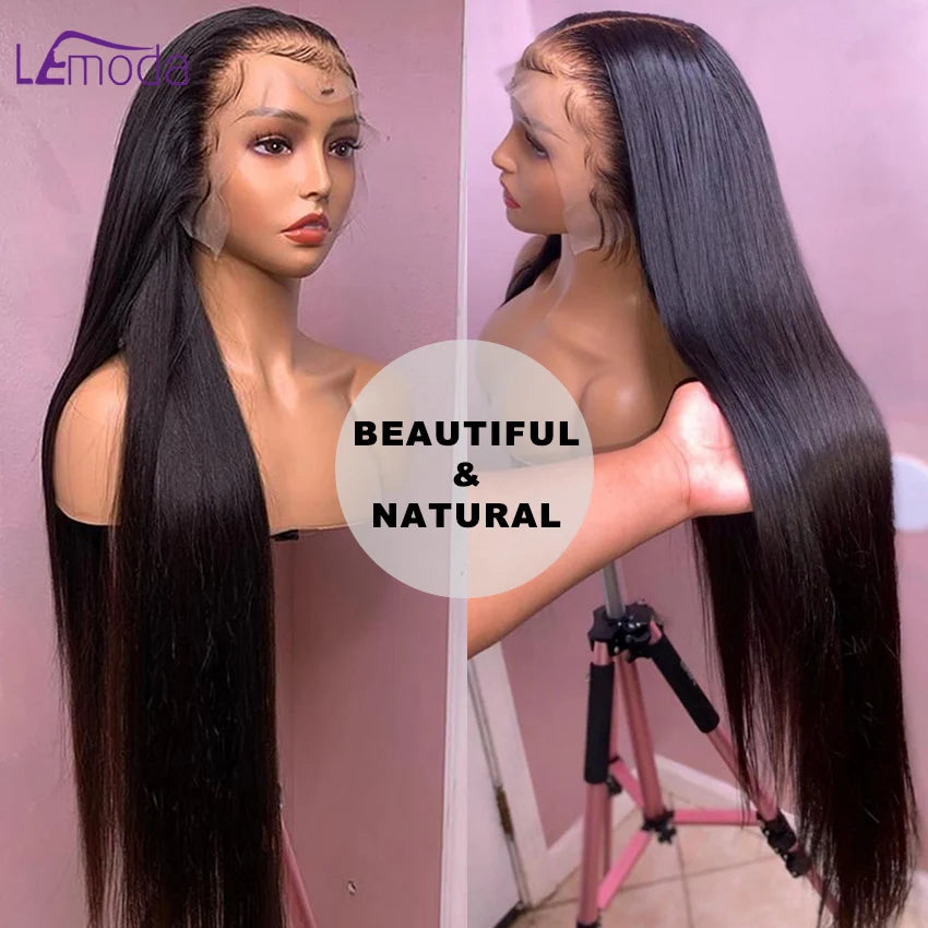 HD Lace Frontal Wig 13x6 13x4 Lace Front Human Hair Wigs Lemoda Remy Wig Straight Transparent Lace Wig