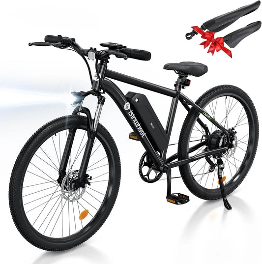 Electric Bike Adult 500W, 26" Commuting  Bike 20MPH Max Range 55+ Miles, Removable Battery, Profe