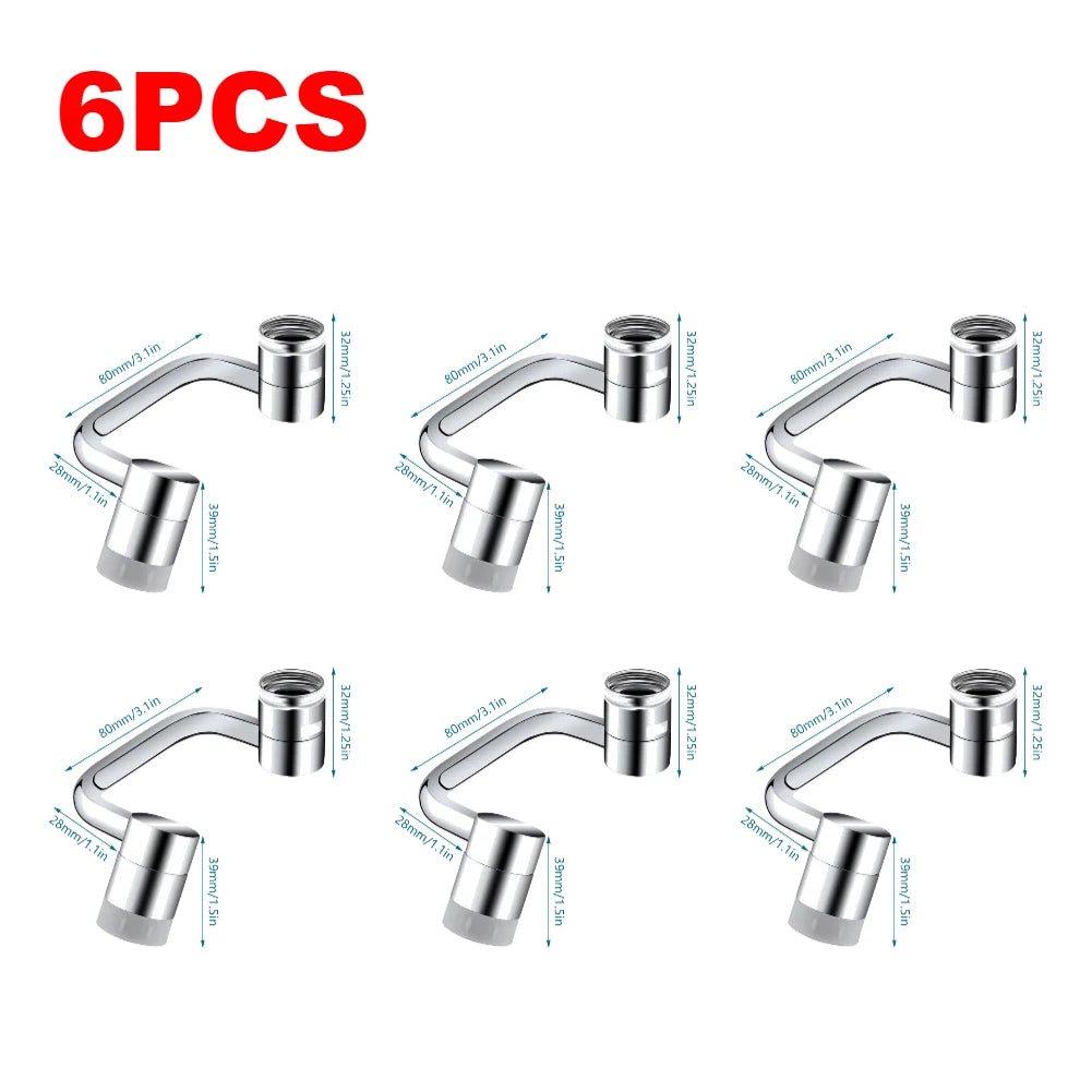 1-10PCS Extension Faucet Sprayer Head Sink-Aerator Water Tap Nozzle Faucet Extender Filter 1080° Rotatable Kitchen Accessories