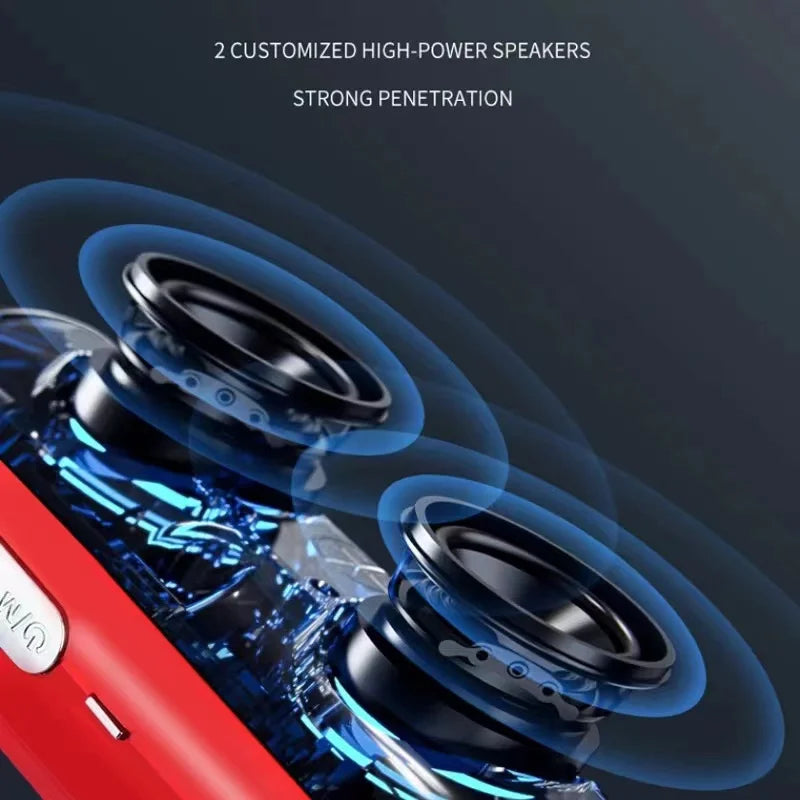 200W Portable Bluetooth Speaker IPX7 Waterproof Speaker Subwoofer Stereo Speaker FM Radio