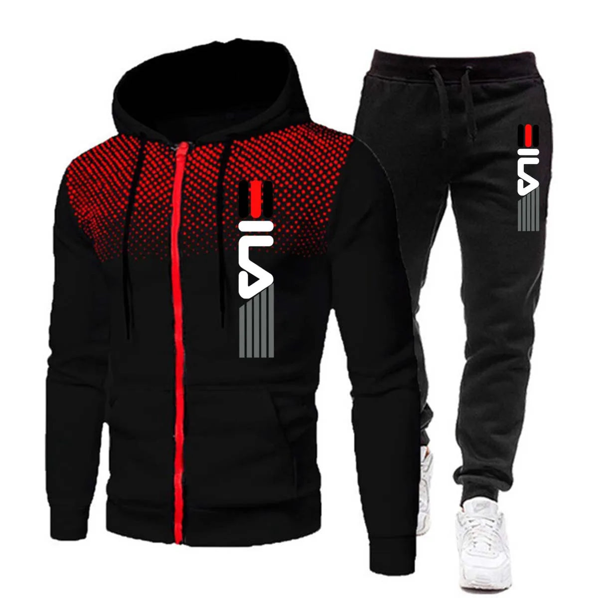 New Fashion Tracksuit For Men Hoodie Fitness