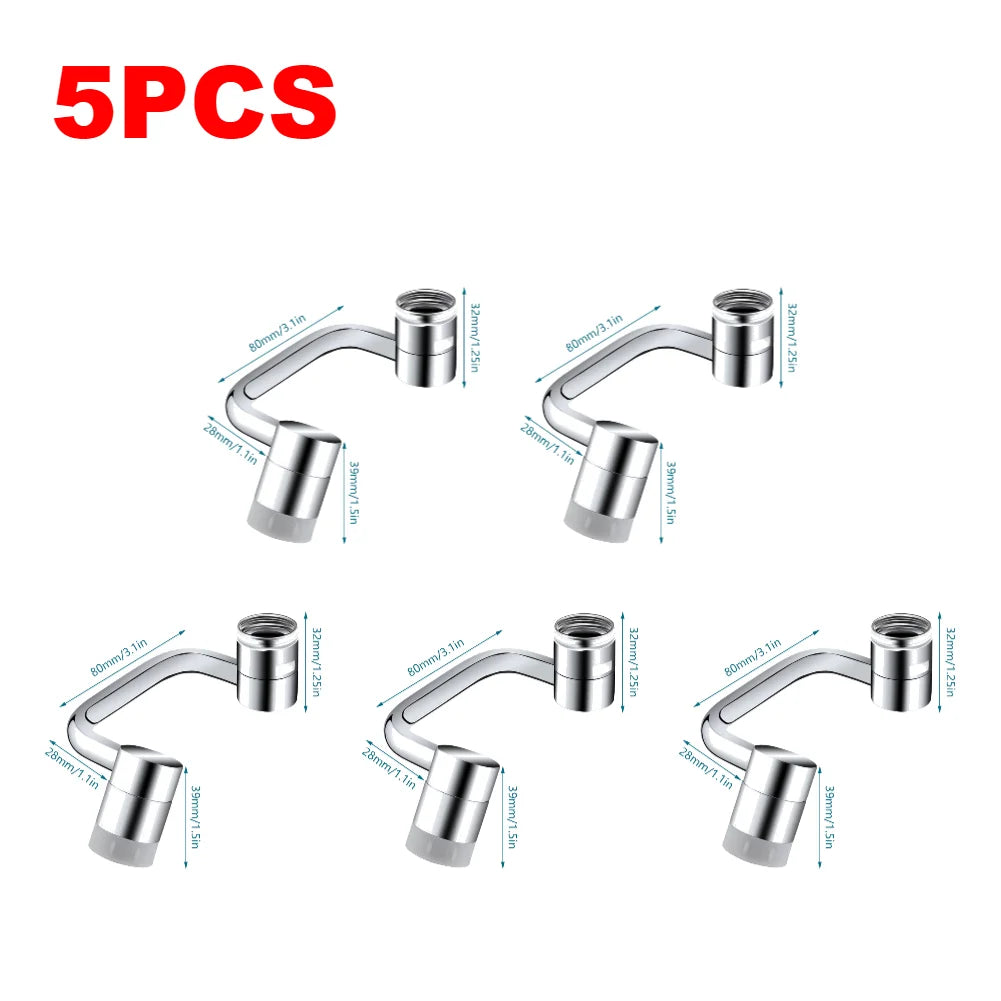 1-10PCS Extension Faucet Sprayer Head Sink-Aerator Water Tap Nozzle Faucet Extender Filter 1080° Rotatable Kitchen Accessories