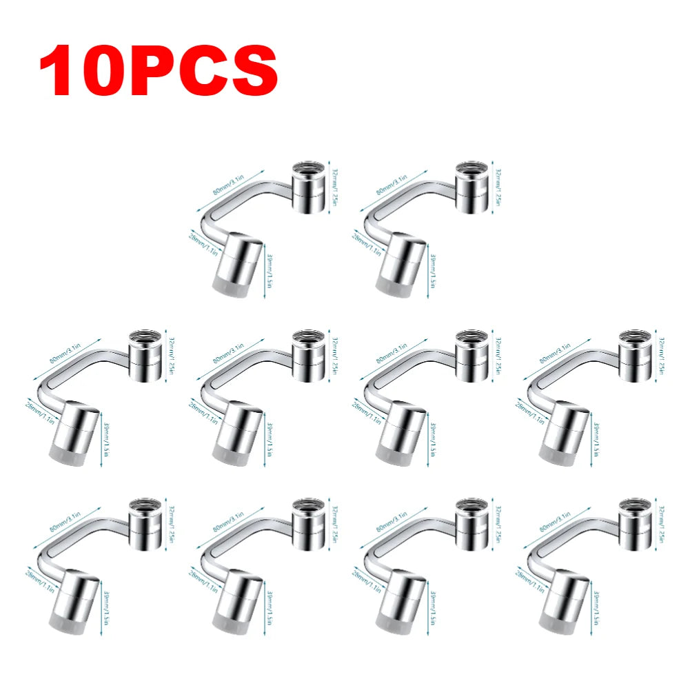 1-10PCS Extension Faucet Sprayer Head Sink-Aerator Water Tap Nozzle Faucet Extender Filter 1080° Rotatable Kitchen Accessories