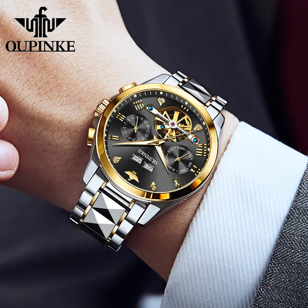 Luxury Sapphire Automatic Mechanical Watch for Man