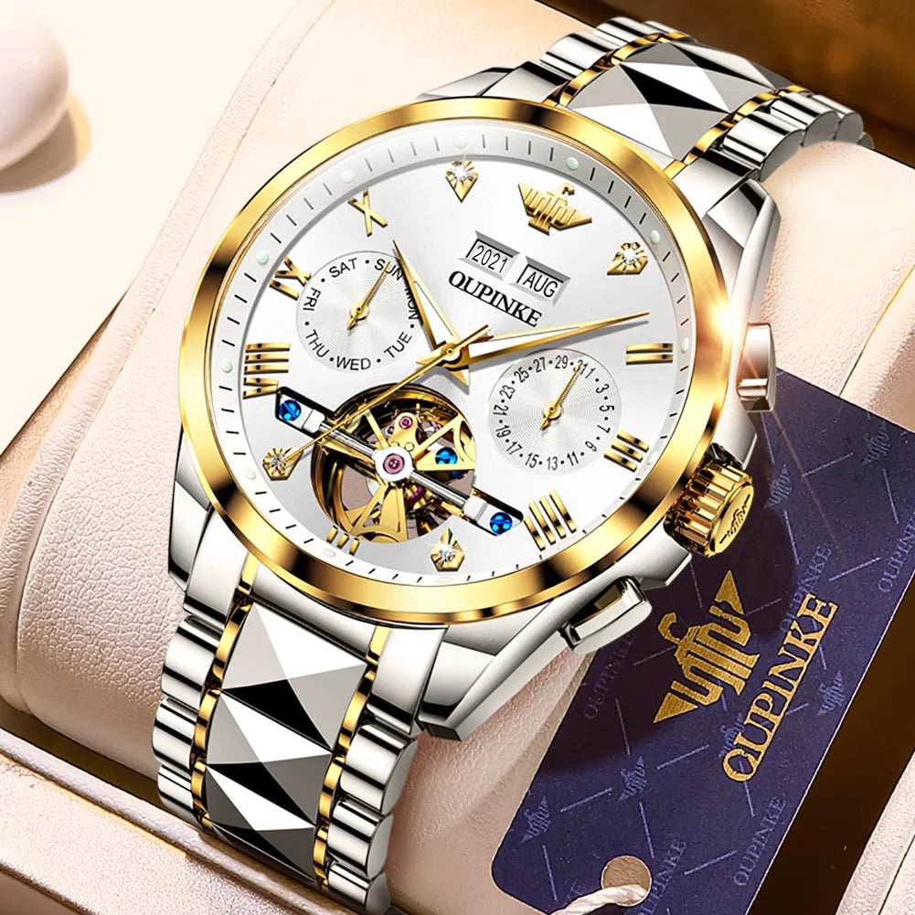 Luxury Sapphire Automatic Mechanical Watch for Man