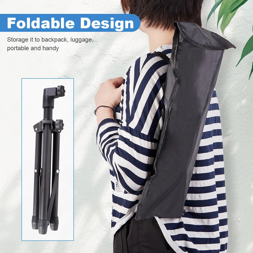 Portable Tablet Tripod Floor Stand Mobile Phone Holder Height Adjustable 360 Rotating