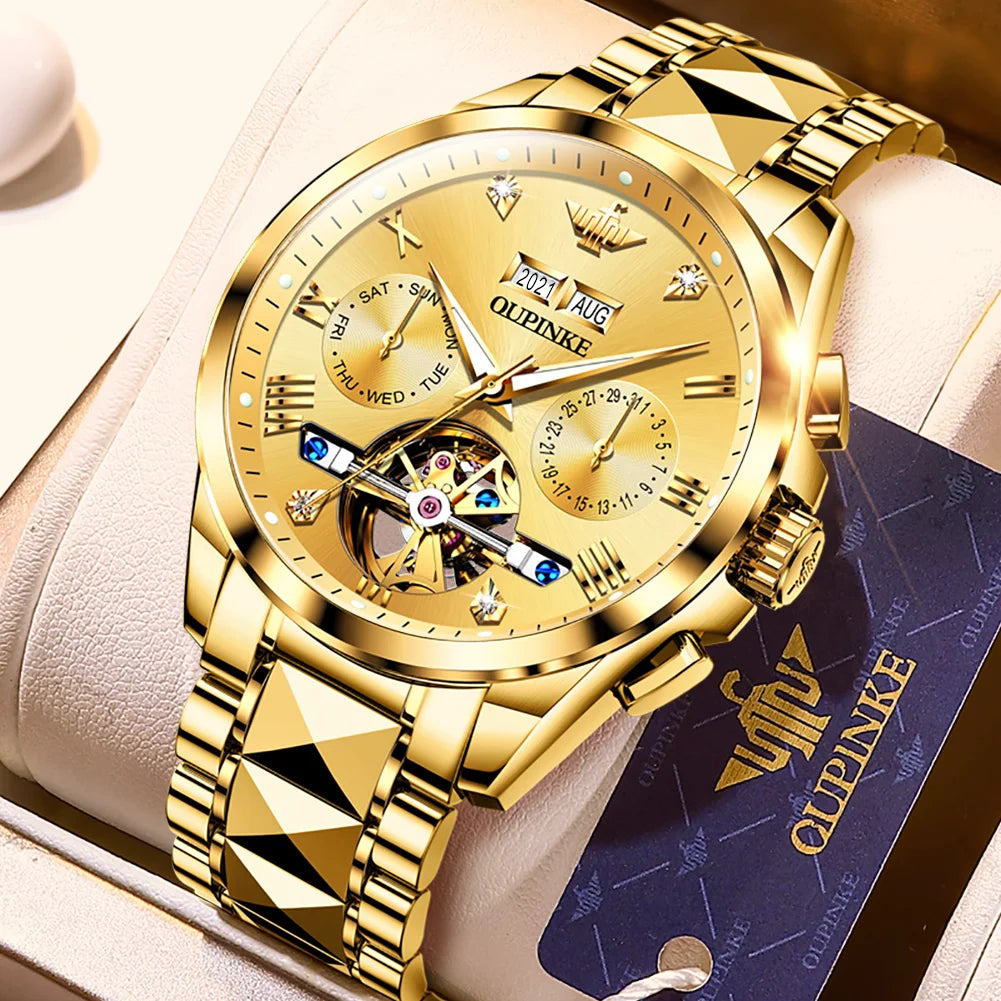 Luxury Sapphire Automatic Mechanical Watch for Man