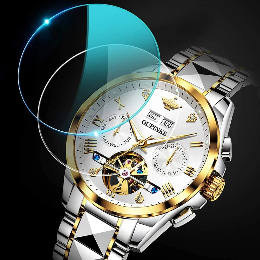 Luxury Sapphire Automatic Mechanical Watch for Man