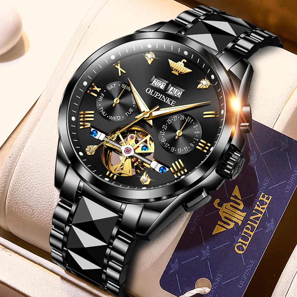 Luxury Sapphire Automatic Mechanical Watch for Man