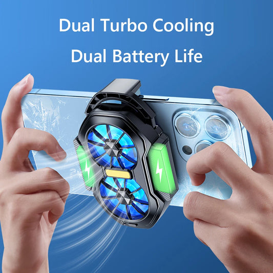 Mobile Phone Cooler Fan Phone Radiator For Xiaomi For iPhone Cooler Heat Sink Game Cooling For PUBG Genshin