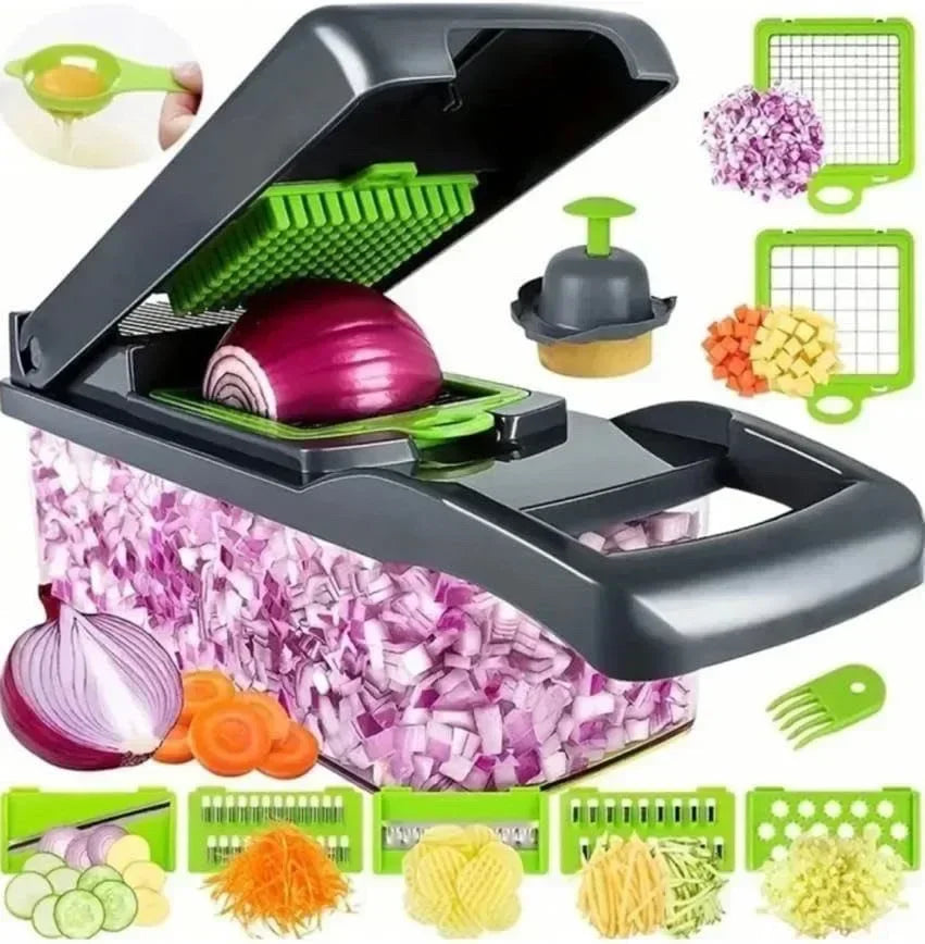 14/16 in 1 Multifunctional Vegetable Chopper Handle Food Grate Food Chopper