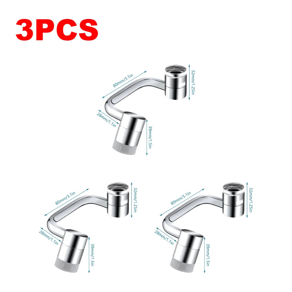 1-10PCS Extension Faucet Sprayer Head Sink-Aerator Water Tap Nozzle Faucet Extender Filter 1080° Rotatable Kitchen Accessories