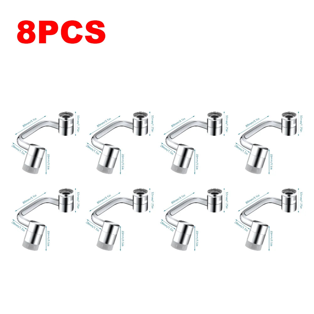 1-10PCS Extension Faucet Sprayer Head Sink-Aerator Water Tap Nozzle Faucet Extender Filter 1080° Rotatable Kitchen Accessories