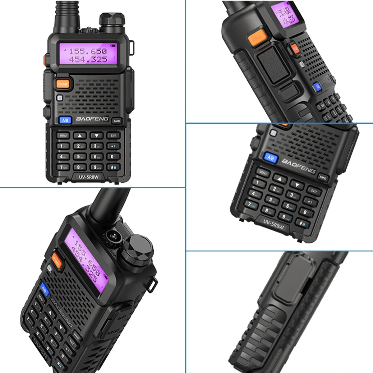 1/2/4 PCS Baofeng UV-5R 8W Walkie Talkie Ham Radio Dual Band VHF UHF Portable FM Amateur 1800mAh UV5R  Two way Radio For Climb