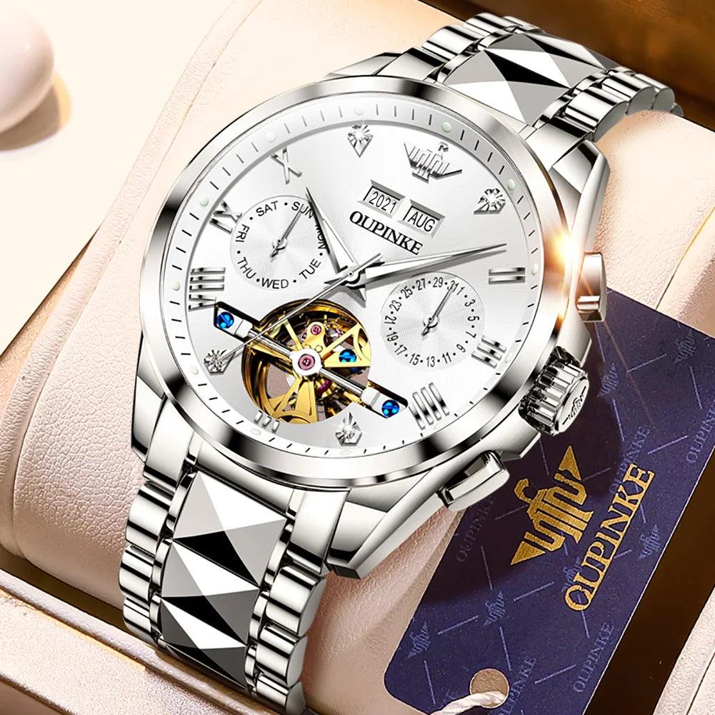 Luxury Sapphire Automatic Mechanical Watch for Man