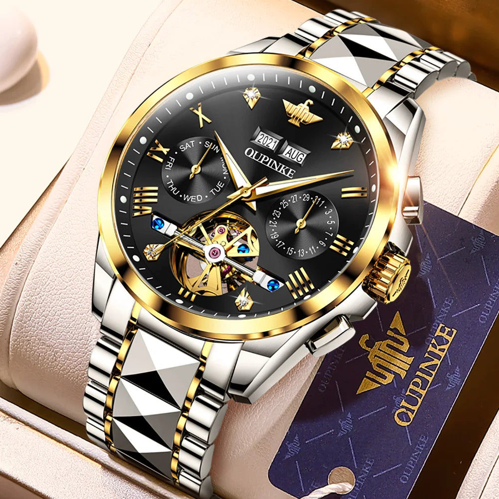 Luxury Sapphire Automatic Mechanical Watch for Man