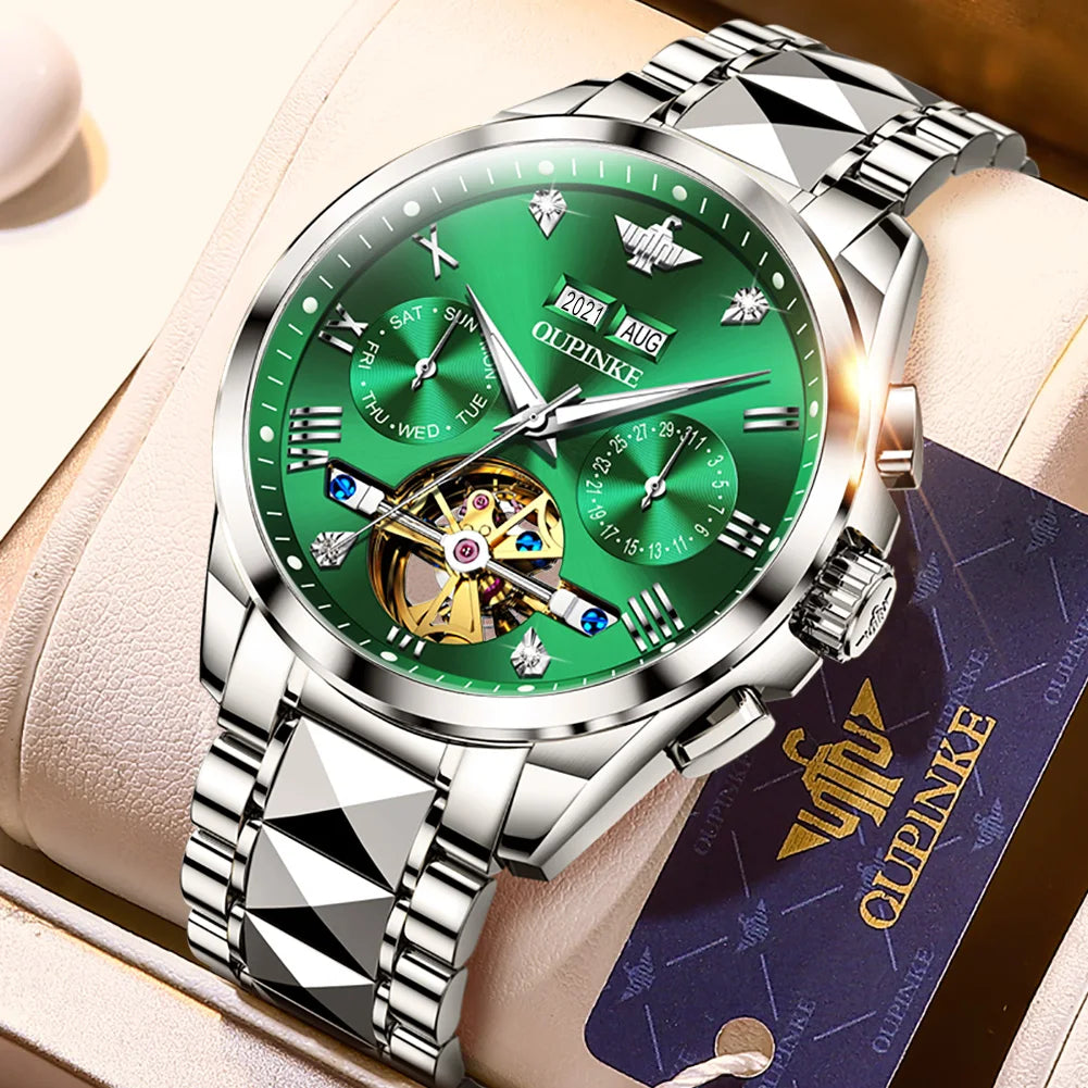 Luxury Sapphire Automatic Mechanical Watch for Man