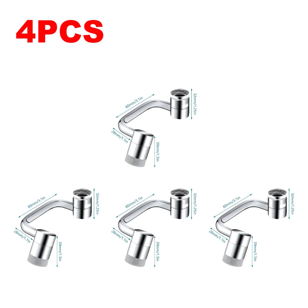 1-10PCS Extension Faucet Sprayer Head Sink-Aerator Water Tap Nozzle Faucet Extender Filter 1080° Rotatable Kitchen Accessories