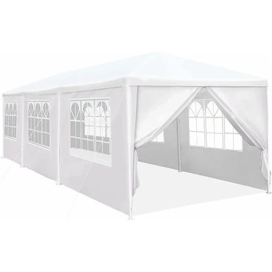 Party Tent Wedding Patio Gazebo Outdoor Carport Canopy Shade with Side 8 Removable Walls