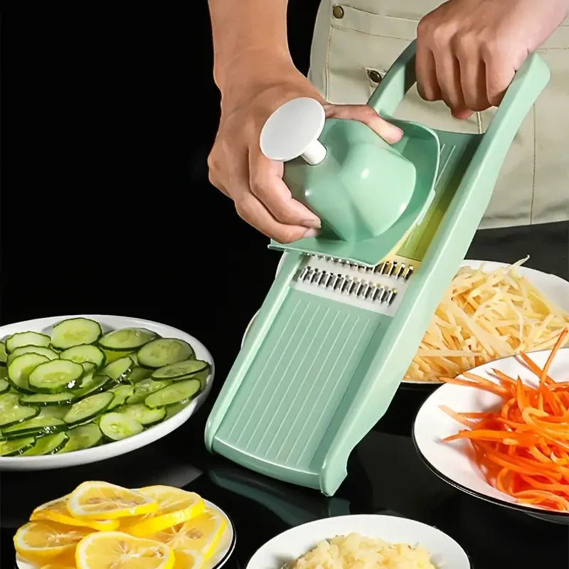 Household Vegetable Cutting Potato Slicer Shredder with Handle Kitchen Gadgets