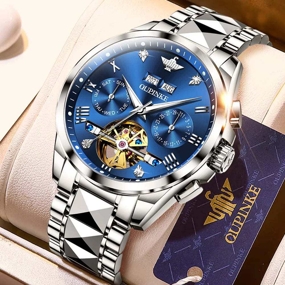 Luxury Sapphire Automatic Mechanical Watch for Man