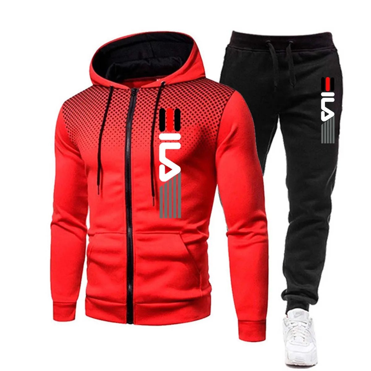 New Fashion Tracksuit For Men Hoodie Fitness