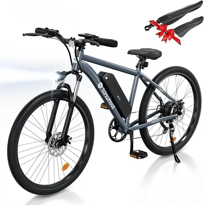 Qisinwheel M10 Adult 500W, 26" Commuting Electric Mountain Bike 20MPH Max