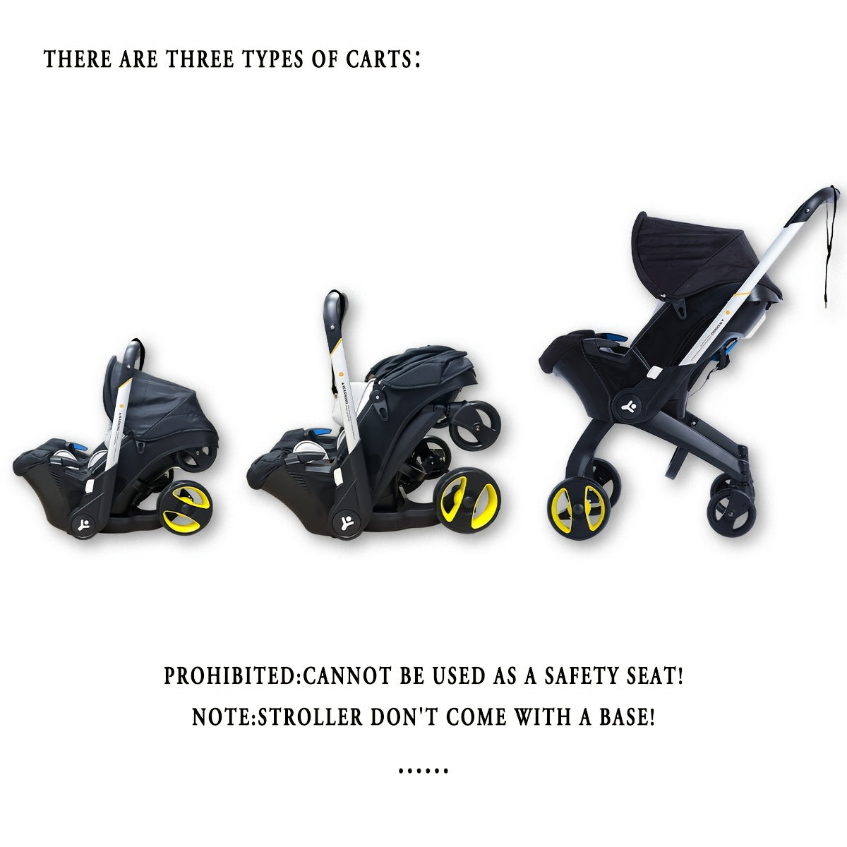 G301 Compact Stroller - Ultra-Lightweight, Easy-Fold, Front-Facing Single Seat with Adjustable Canopy